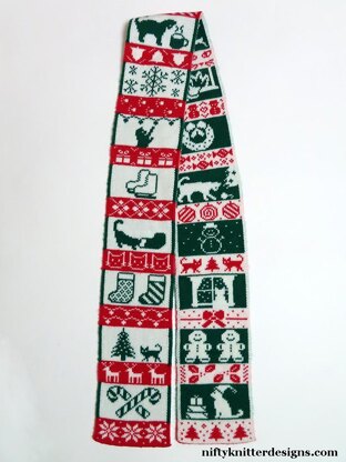 Meowy Christmas Scarf