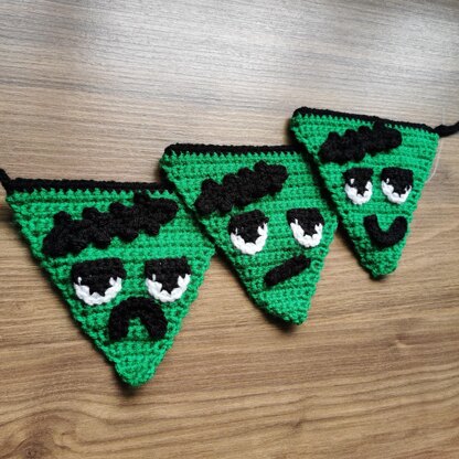 Frankenstein Halloween bunting