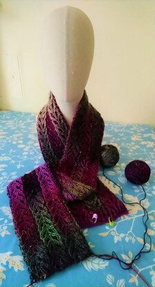 Brioche Wee Heathers Scarf