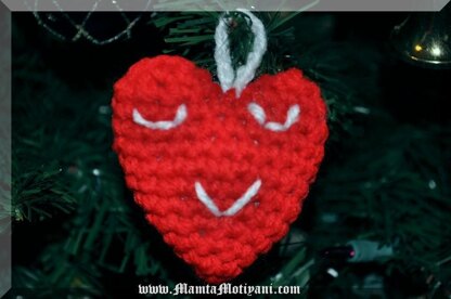 Crochet Baby Heart Amigurumi Pattern For Christmas Valentine