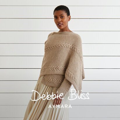 "Ella" - Jacket Knitting Pattern For Women in Debbie Bliss Aymara by Debbie Bliss in Debbie Bliss - DB328 - Downloadable PDF - knitting pattern