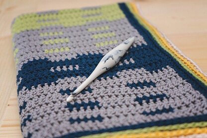 Garden Fence Crochet Blanket