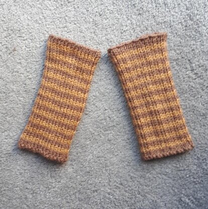 Mocha Wrist Warmers