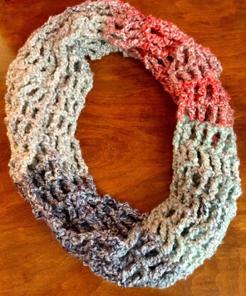 Cardinal Chunky Cowl Crochet Pattern