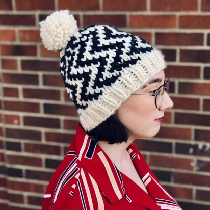 On Point Hat - knitting pattern