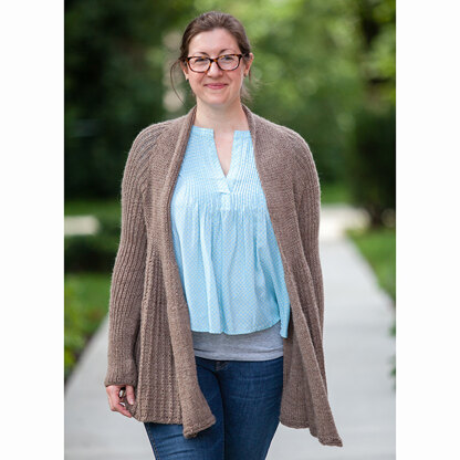 737 Rays Cardigan - Knitting Pattern for Women in Valley Yarns Sunderland 