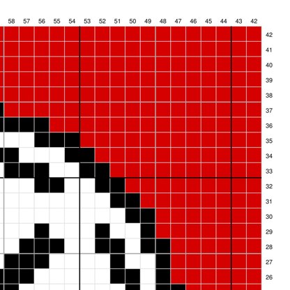 Galactic Republic Symbol Pillow Mini C2C 42x42 Squares Crochet Pattern
