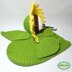 Newborn Sunflower Bonnet Hat and Cocoon