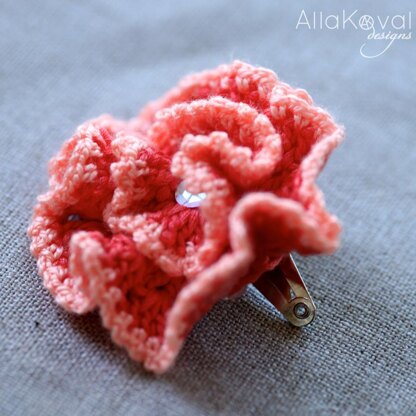 Coral Reef Scarf, Gloves and Pin 3pc Set Crochet