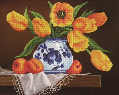 Diamond Dotz Yellow Tulips Diamond Painting Kit