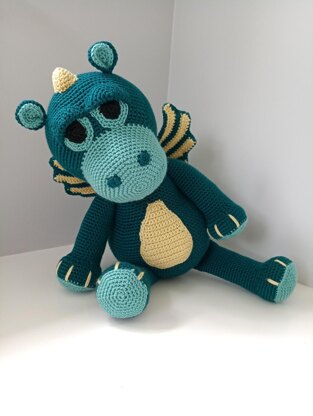 Crochet Amigurumi Snuff the Baby Dragon