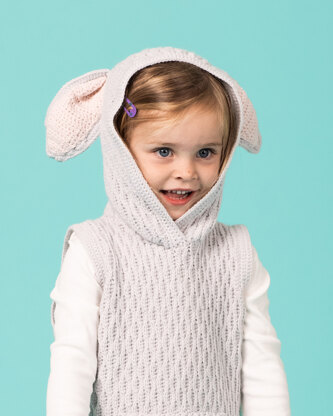 My Little Bunny Dress - Free Crochet Pattern For Babies and Kids in Paintbox Yarns Baby DK by Paintbox Yarns