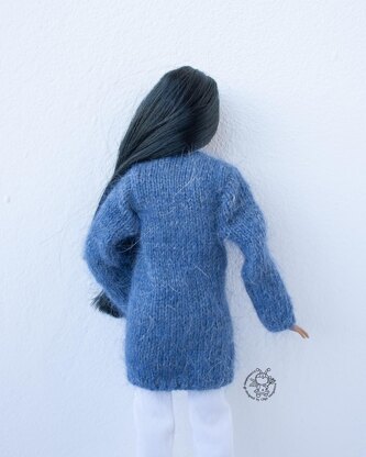 Cardigan for 12" dolls