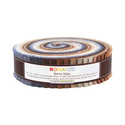 Robert Kaufman Kona Cotton Solids 1.5in Skinny Strips - SS-108-41