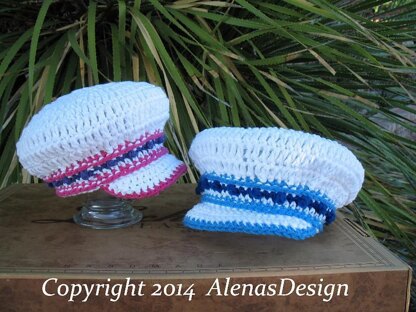 Banded Newsboy Baby Hat