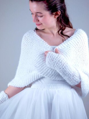 Loop in garter stitch SNOW