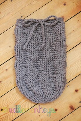 Thunderstruck Baby Cocoon or Swaddle Sack