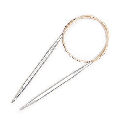 Addi Circular Needles with Brass Tips and Gold Cords 40cm
