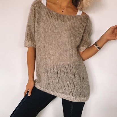 Simple Sweater "Alpaca Silk"