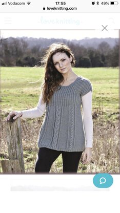 Fearne Rib and Cable Tunic - Jacqueline