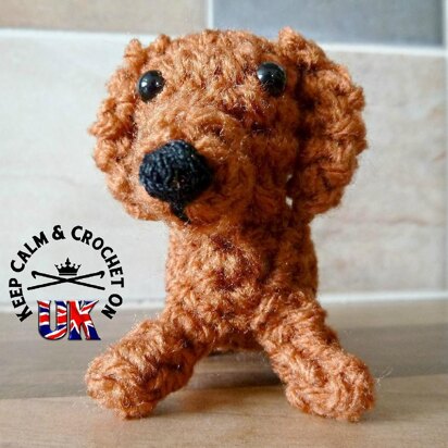 Teeny Tiny Daschund Amigurumi