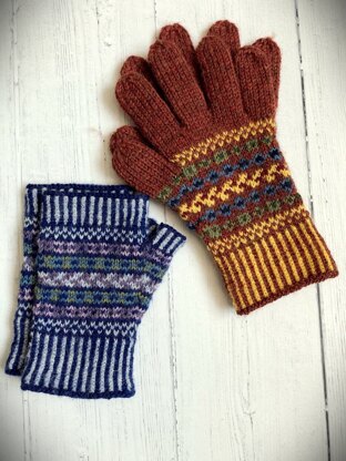 Fair Isle Gloves and Mitts