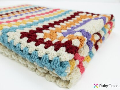 The OG Infinity Granny Square Crochet Blanket