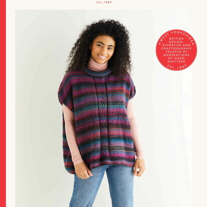 Sirdar 10293 Wild Oat Stitch Tunic in Jewelspun PDF