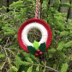 Wreath Christmas tree ornament