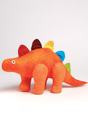 McCall's Dinosaur Plush Toys and AppliquÃ©d Quilt M7553 - Paper Pattern Size One Size Only