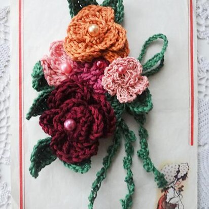 Roses Brooch