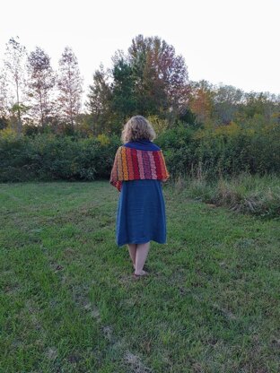 Leaf Swirl Shawl