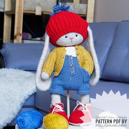 Crochet Pattern -  Outfit Jovie for Toys