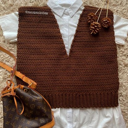 Basic Sweater Vest pattern / PDF download / DIY Tutorial