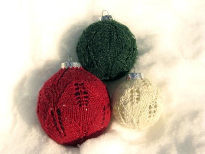 Holiday Ornaments 3: Leafy Ornaments and Feather & Fan