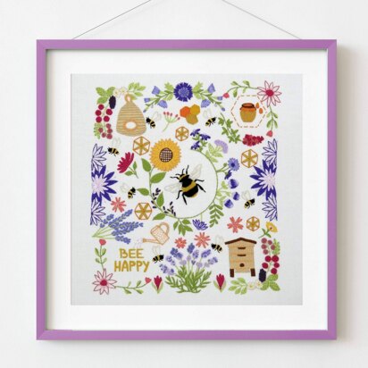 Stitchdoodles Bees and Blossoms Hand Embroidery Pattern