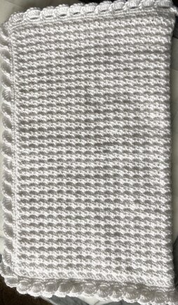 Sedge Stitch baby blanket #3