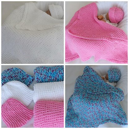 Snug as a Bug Baby Blanket & Hat Set