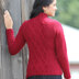 495 Rudhira Pullover - Sweater Knitting Pattern for Women in Valley Yarns Amherst