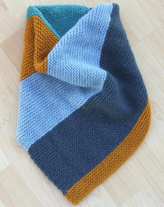 Color Block Bandana Cowl