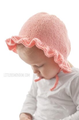 Ruffle Bonnet