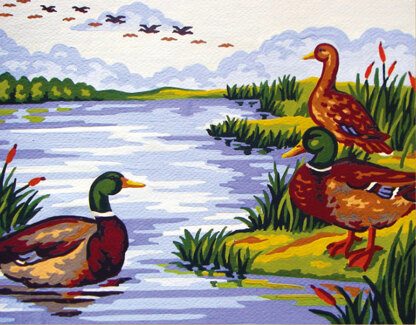 Collection D'Art Mallard Lake Tapestry Kit - 22 x 30cm