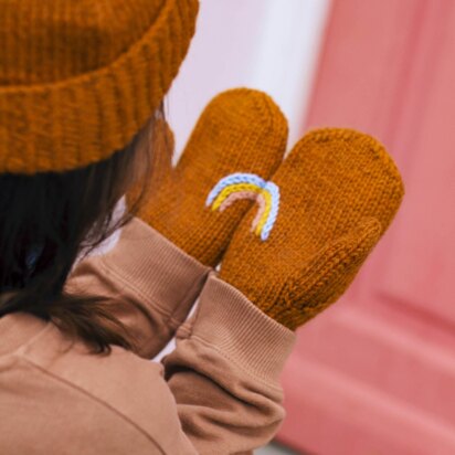 Rainbow Mittens