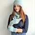 Glacier Blue Fingerless Gloves