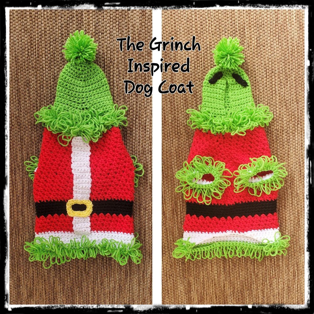 Grinch dog sweater discount