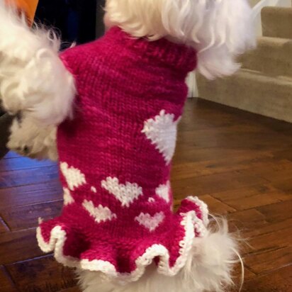 My Funny Valentine Dog Sweater