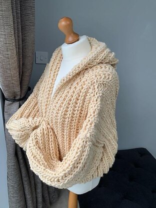 Super Chunky Hooded Cardigan