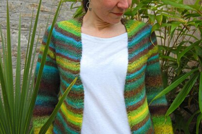 Gaugeless cardigan 2