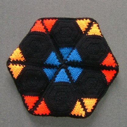 Hexaflexagon Cushion