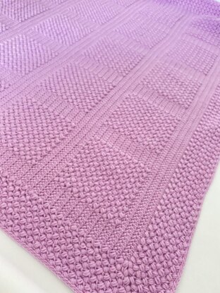Woven Squares Baby Blanket